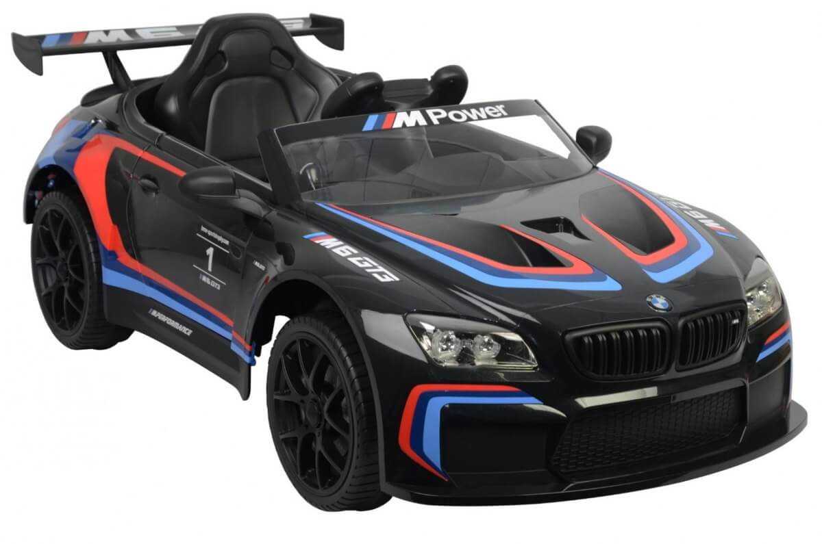 Masinuta electrica BMW M6 GT3, Negru, Licentiat - imagine 8
