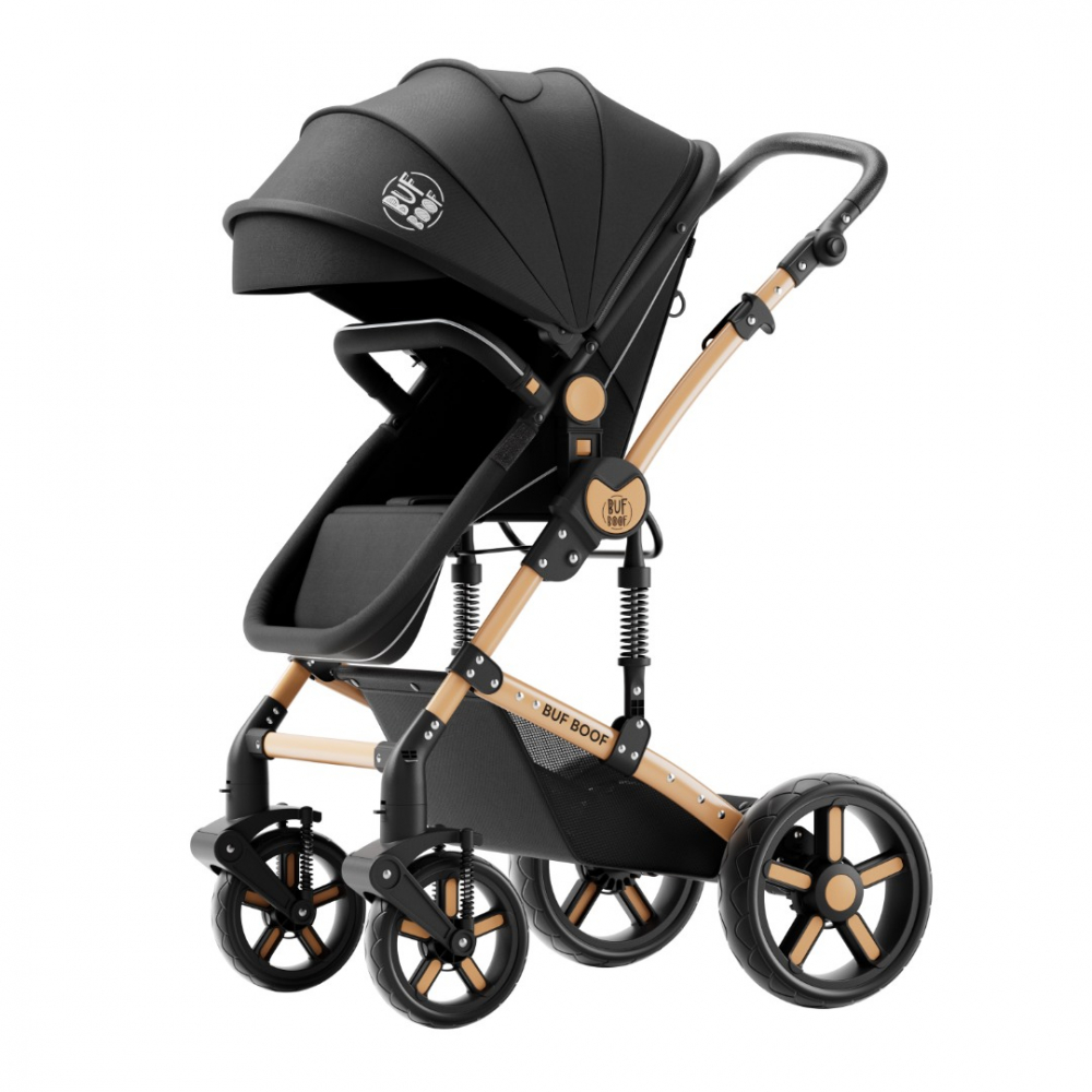 Buf Boof A1 Deluxe Grey 2-in-1 Carucior - imagine 7