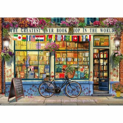 Puzzle Ravensburger 1000 piese Librarie Grozava