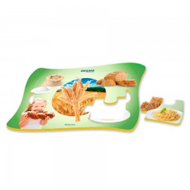 Set 4 Puzzle Miniland - Originea Alimentelor - imagine 5