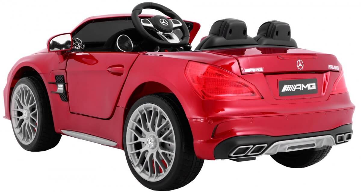 Masinuta Electrica Mercedes SL65 Visiniu - imagine 5