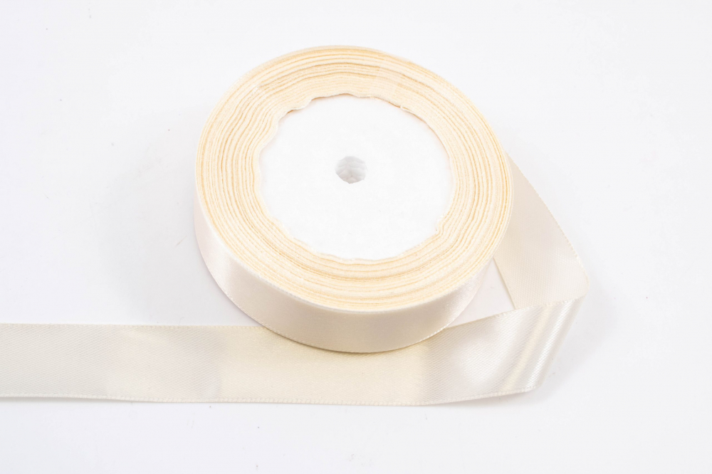 Panglică Satin Amacs 22.5m Crem