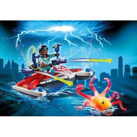 Playmobil Ghostbusters Zeddemore & Jetski - imagine 2