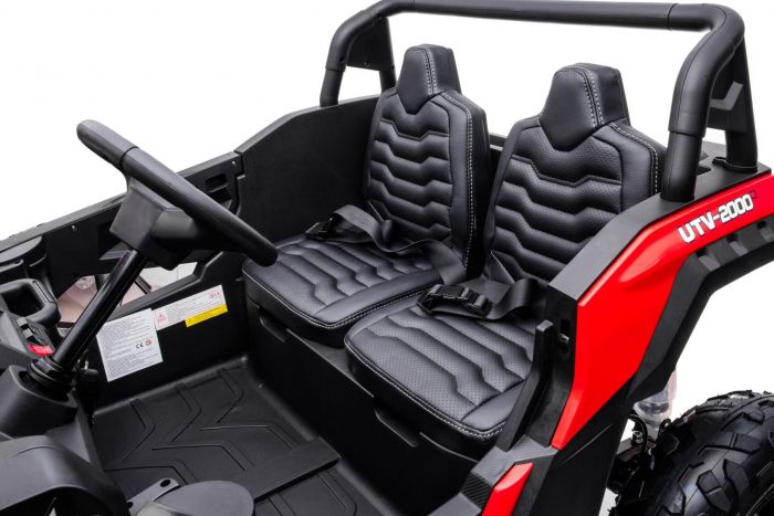 UTV Perfecta XXL 2 Locuri 24V Rosu | Autokids.ro - imagine 3