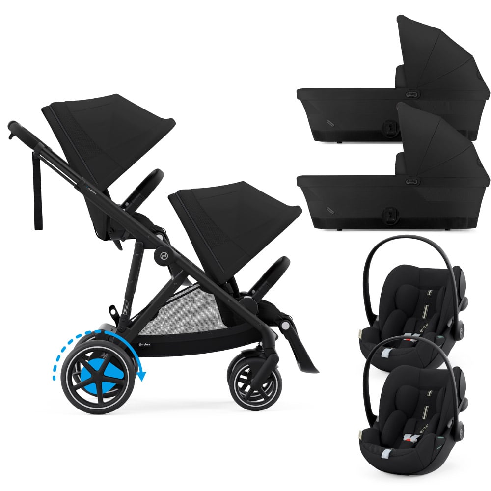 Carucior Gemeni Cybex e-Gazelle S | Premium Twin