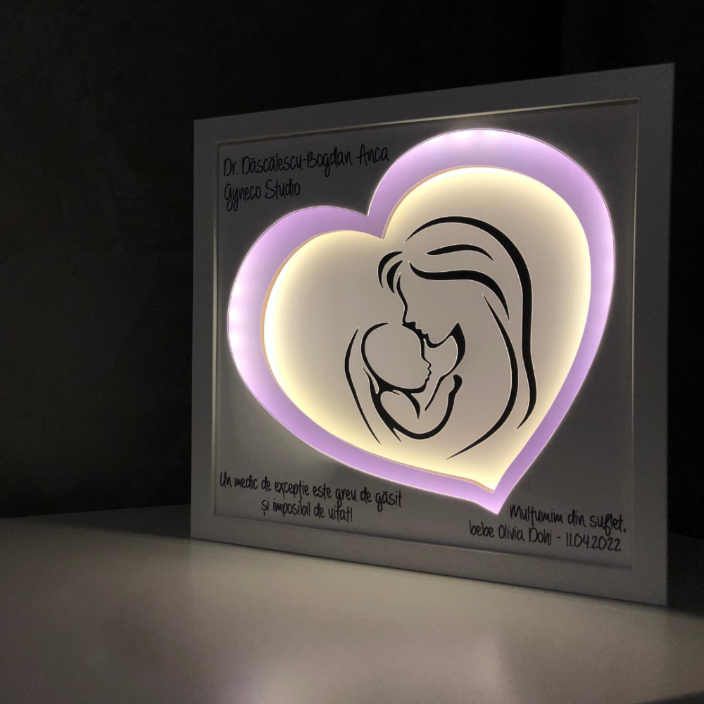 Tablou Luminos Logo 014 Noorhandmadeatelier | Deco Magică