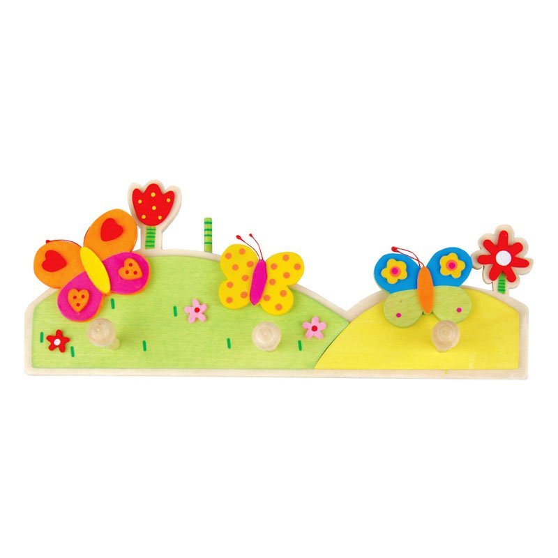 Cuier Lemn Fluturasi Fakopancs | Deco Camera Copil