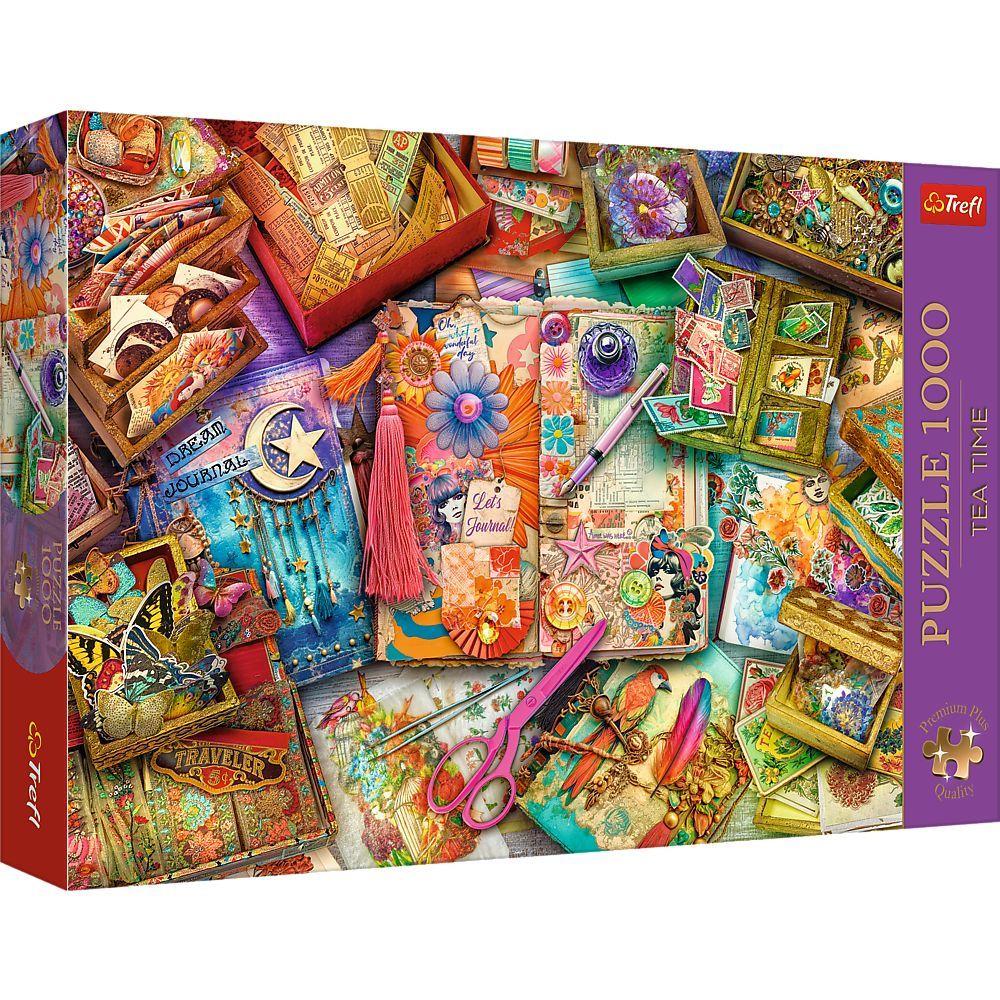 Puzzle Trefl 1000 piese Tea Time - relaxare creativă