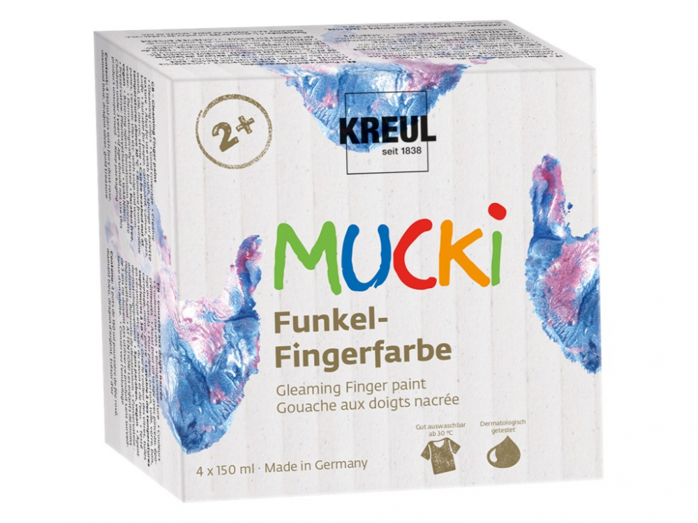 Vopsea Gleaming Mucki, 4x150ml - Kreul