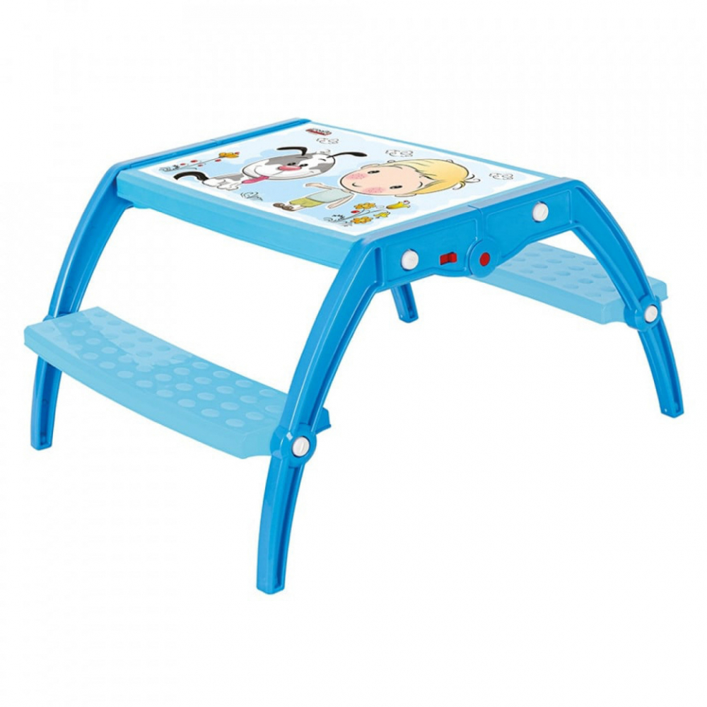 Masuta Novokids Study Table cu 2 băncuțe - imagine 3
