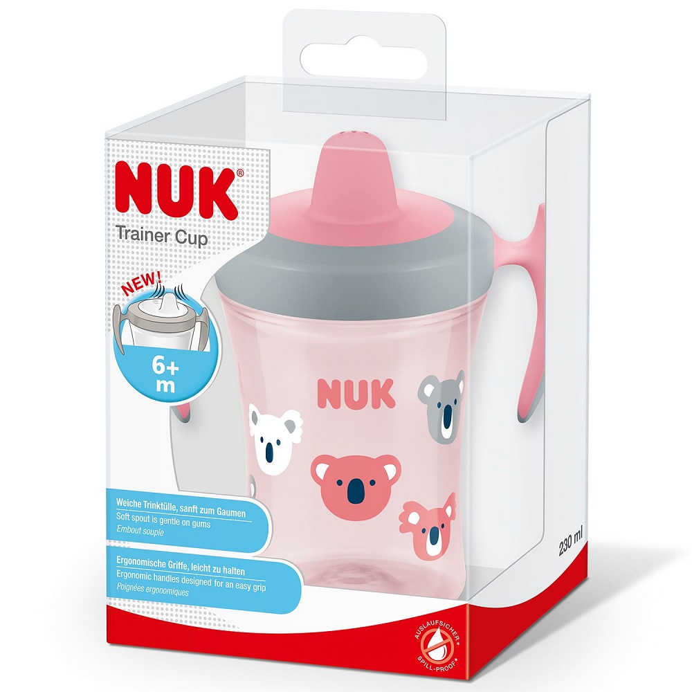 Cană Nuk Evolution Trainer Roz | Învățare Ușoară