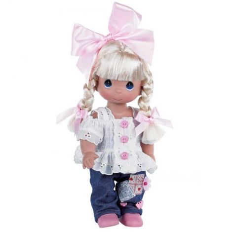Papusa Decor Precious Moments, Draguta ca un nasturel, 31 cm