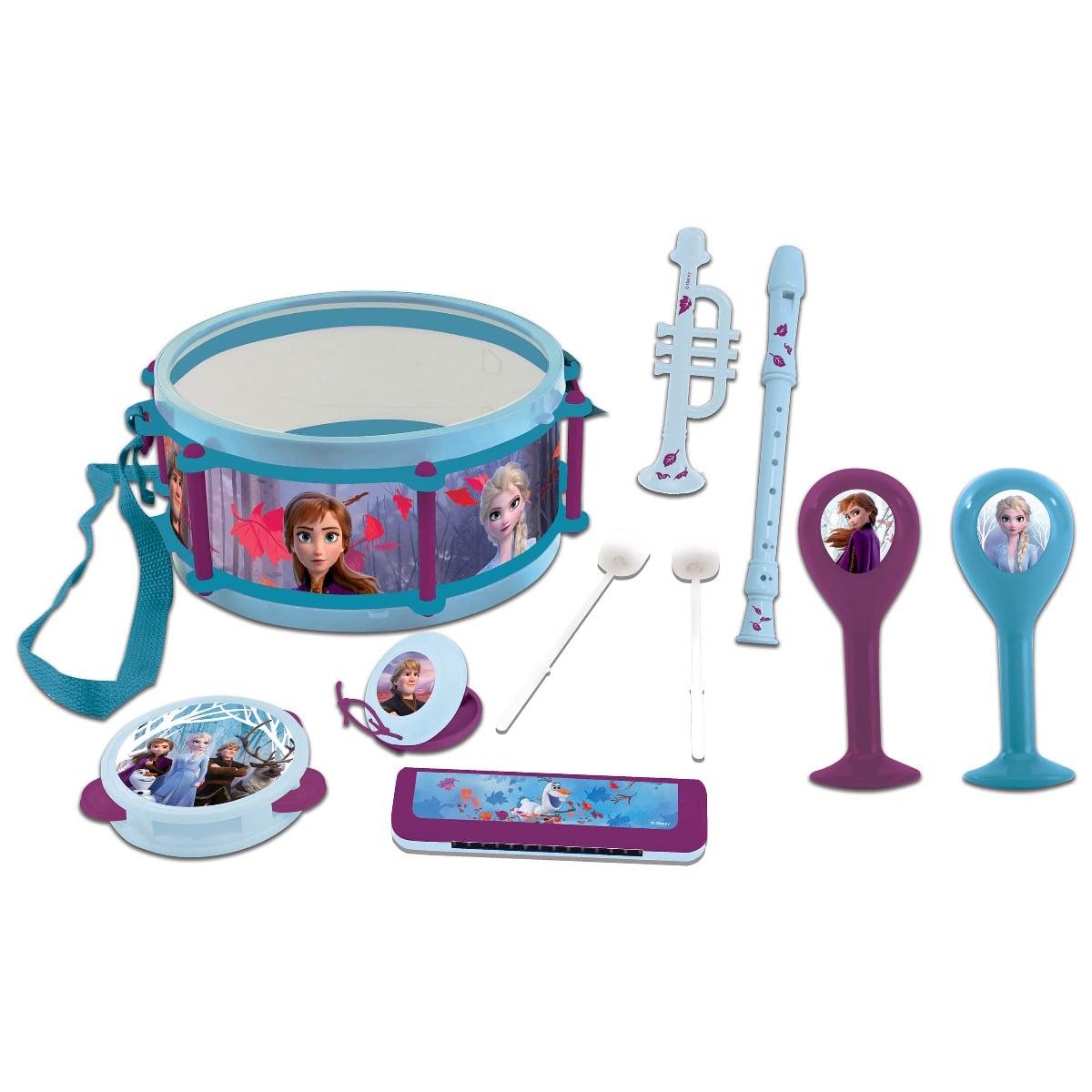Set Muzical Disney Frozen 2, 7 Instrumente, 3 Ani+