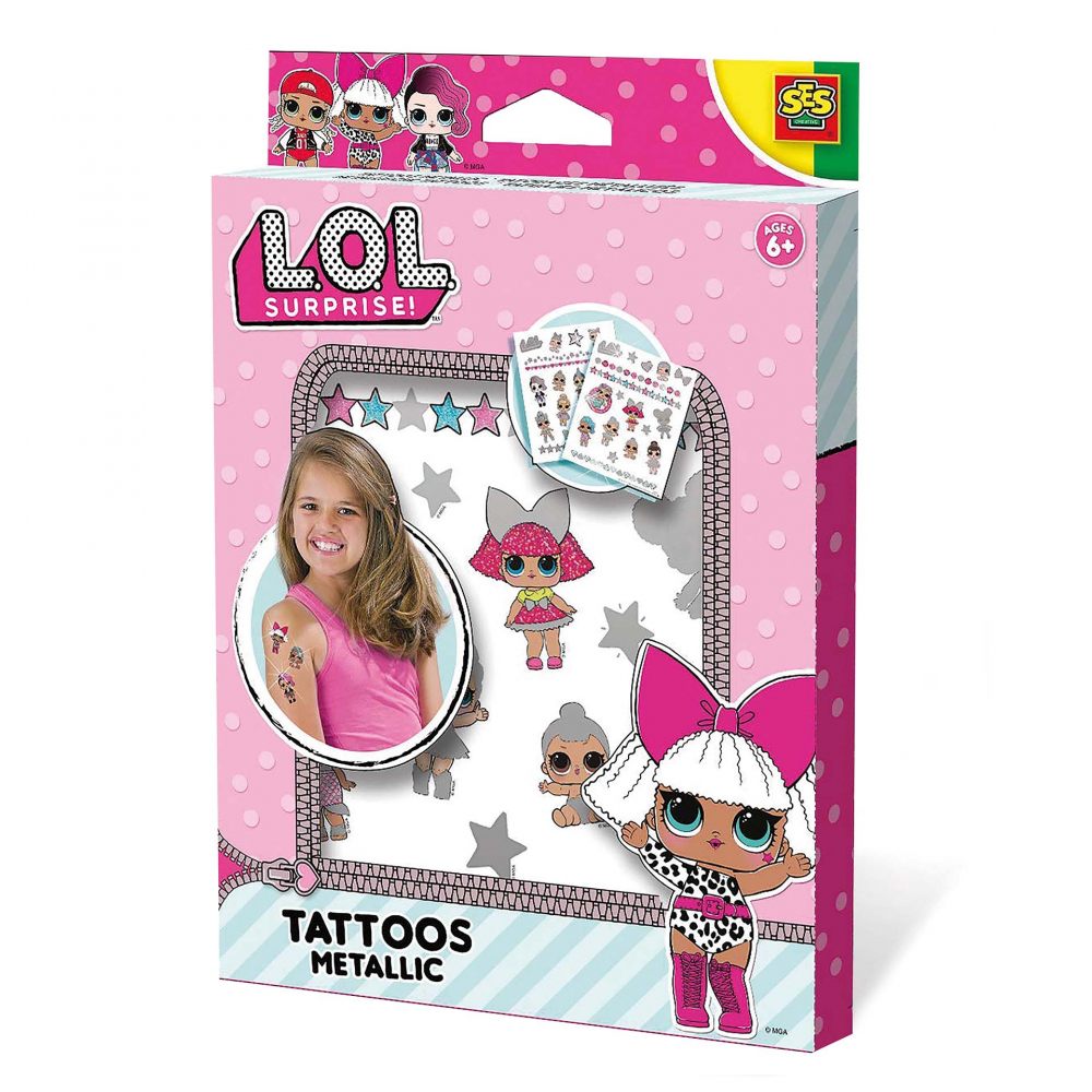 Set Tatuaje Strălucitoare L.O.L. Ses Creative