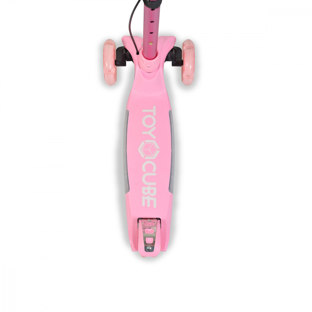 Trotineta Byox Pink LED, Pliabilă - imagine 6