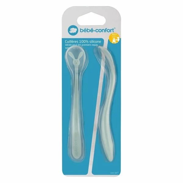 Set 2 Lingurite Silicon Bebe Confort 4m+