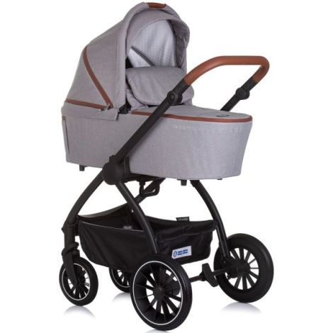 Chipolino Prestige 3 in 1 - Carucior Premium Cloud Grey - imagine 2