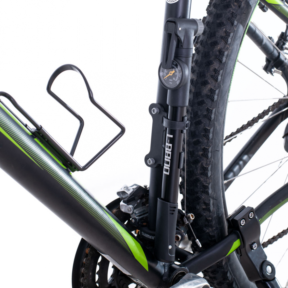 Pompa Bicicleta cu Manometru Ikonka, 32cm - imagine 9