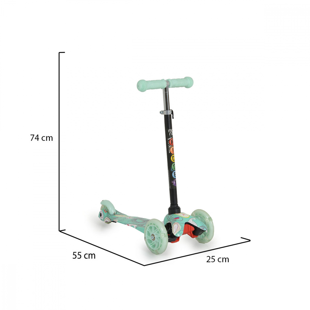 Trotineta Moni Rapture LED, 50-74cm, Peste 3 Ani - imagine 6
