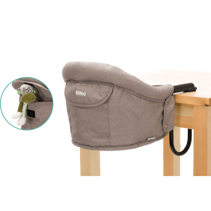 Scaunel masa Fillikid Flexi, Taupe Melange - imagine 9