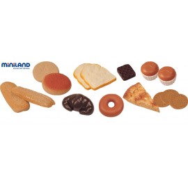 Set 15 Figurine Cofetărie Miniland Educațional