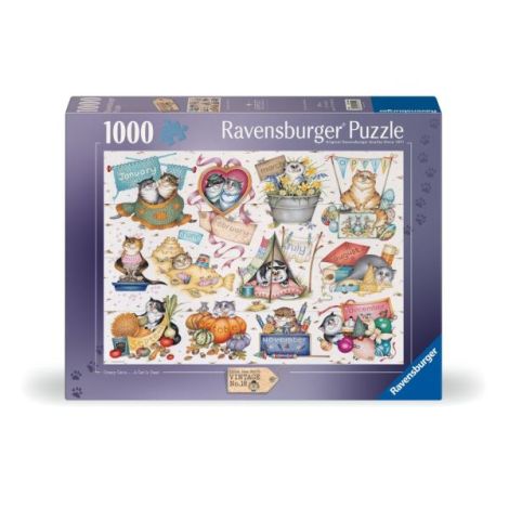 Puzzle Ravensburger 1000 Piese Calendarul Pisicilor