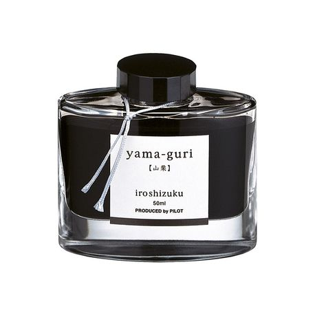 Cerneală Pilot Iroshizuku Castan Sălbatic, 50 ml, Negru