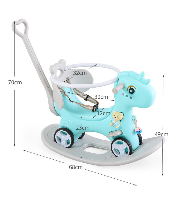 Balansoar 3 in 1 Nichiduta Happy Unicorn - imagine 7