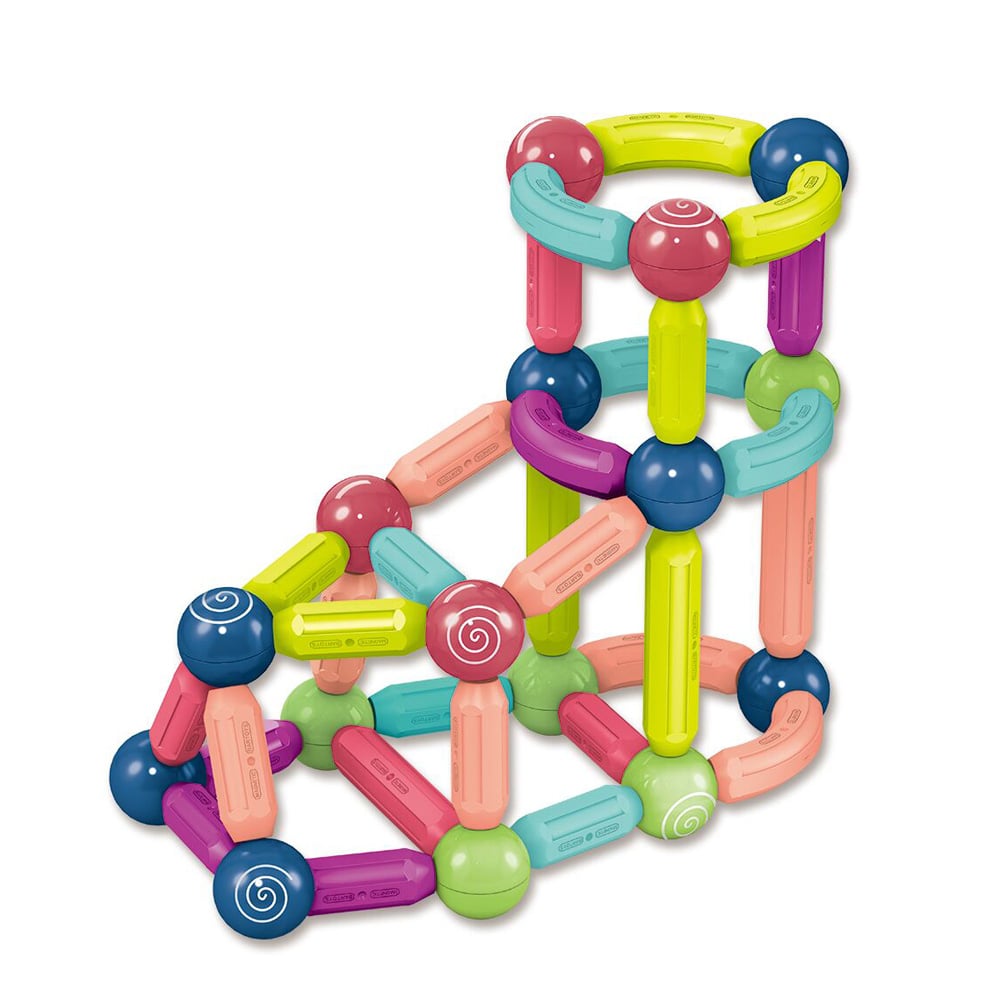Joc Constructie Magnetic 46 Piese - Creativitate