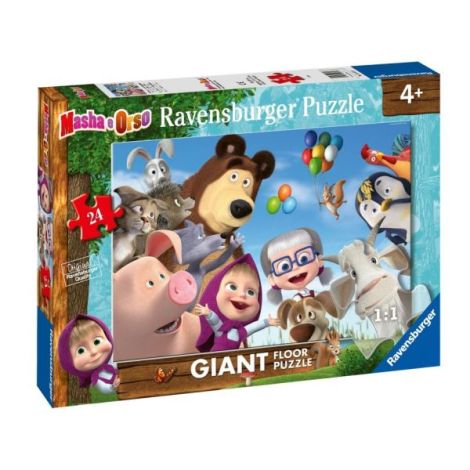 Puzzle Podea Masha și Ursul Ravensburger - imagine 3