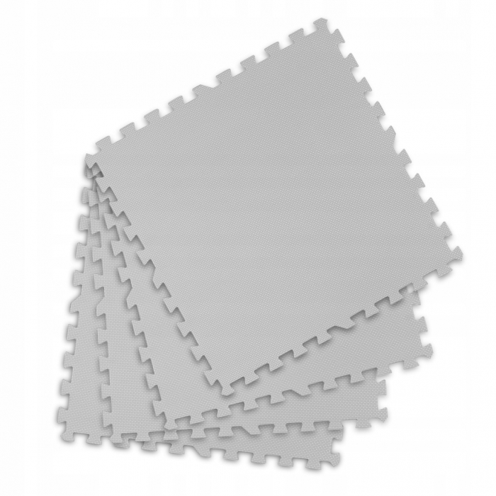 Salteluta joaca Ricokids 120x120 cm Gri Puzzle - imagine 2