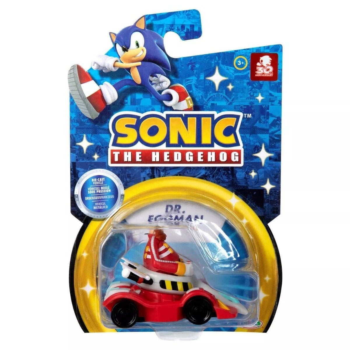 Masinuta Metal 1:64 Sonic the Hedgehog Dr. Eggman