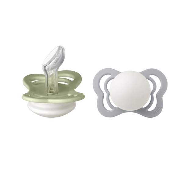Set 2 Suzete Bibs Couture Glow, 0+ luni - imagine 3