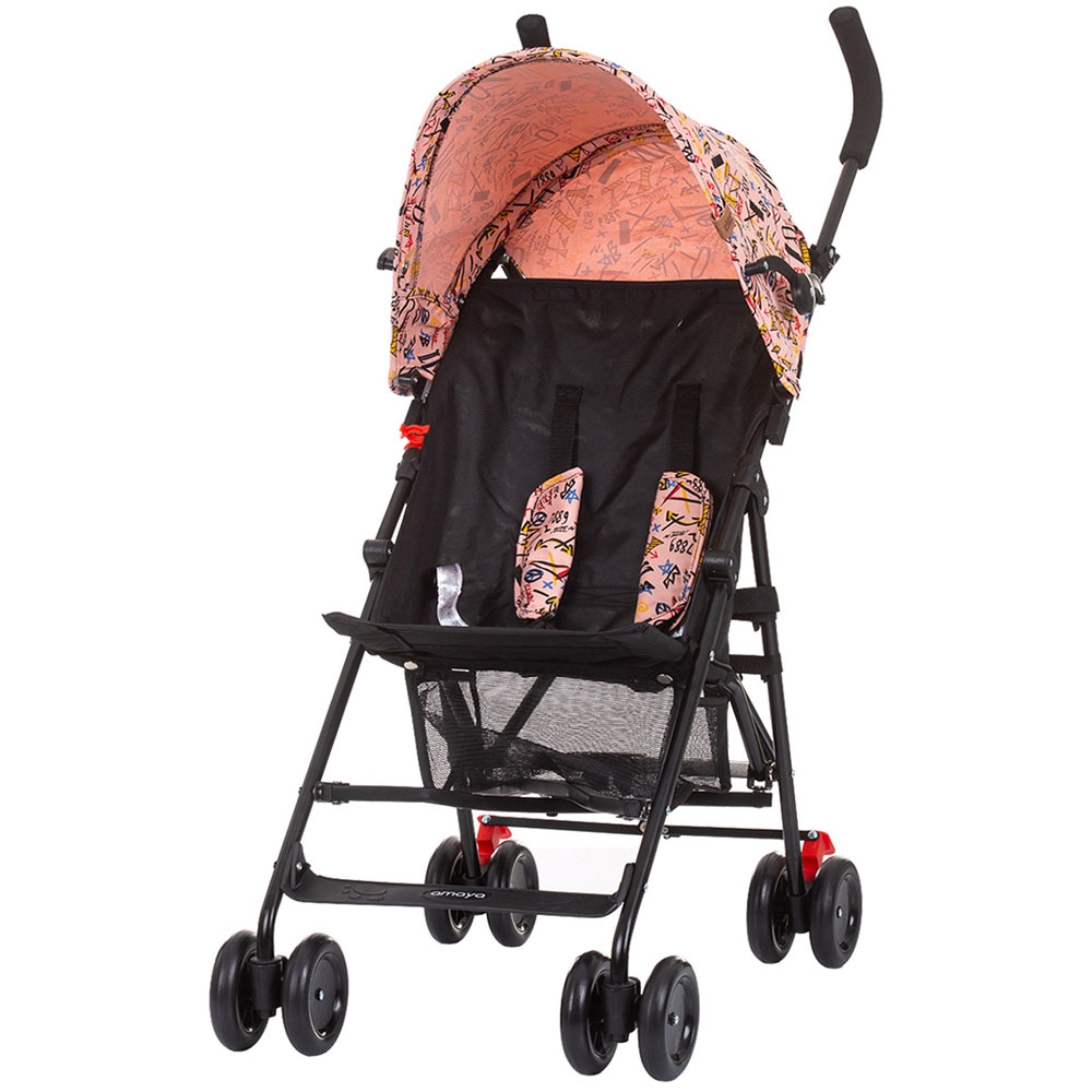 Carucior Sport Chipolino Amaya Pink Graffiti, Compact - imagine 3