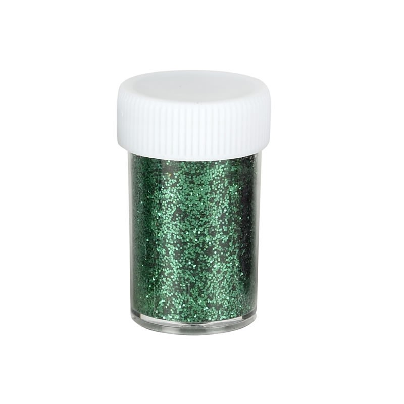 Set Sclipici Pulbere Verde Colorart - 12 Bucăți