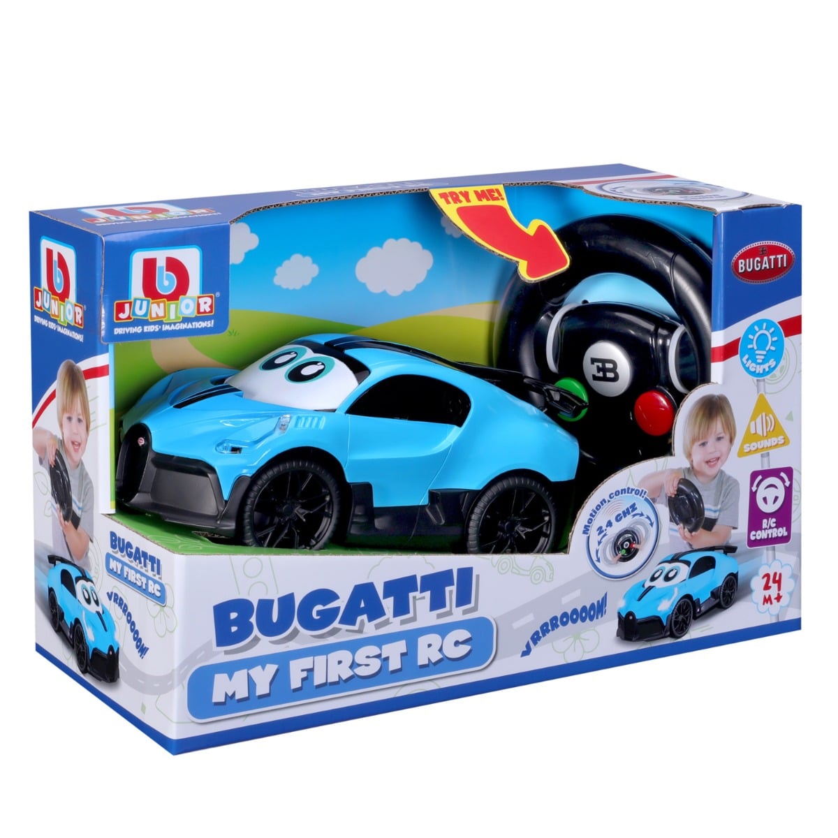 Masina RC Bburago Bugatti Divo, Albastru