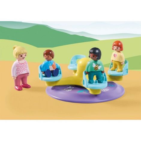 Playmobil 1.2.3 Carusel cu Numere - Jucărie Educativă - imagine 3