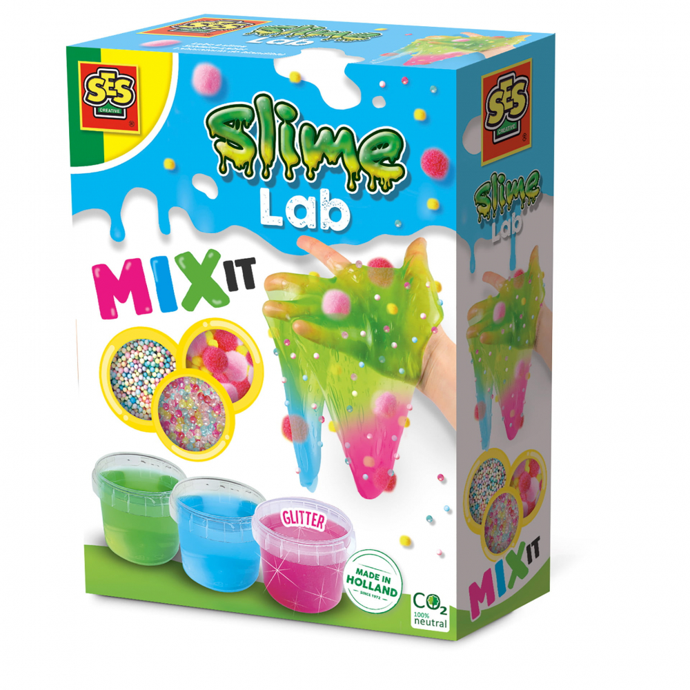 Set Slime Ses Creative Colorat cu Margele
