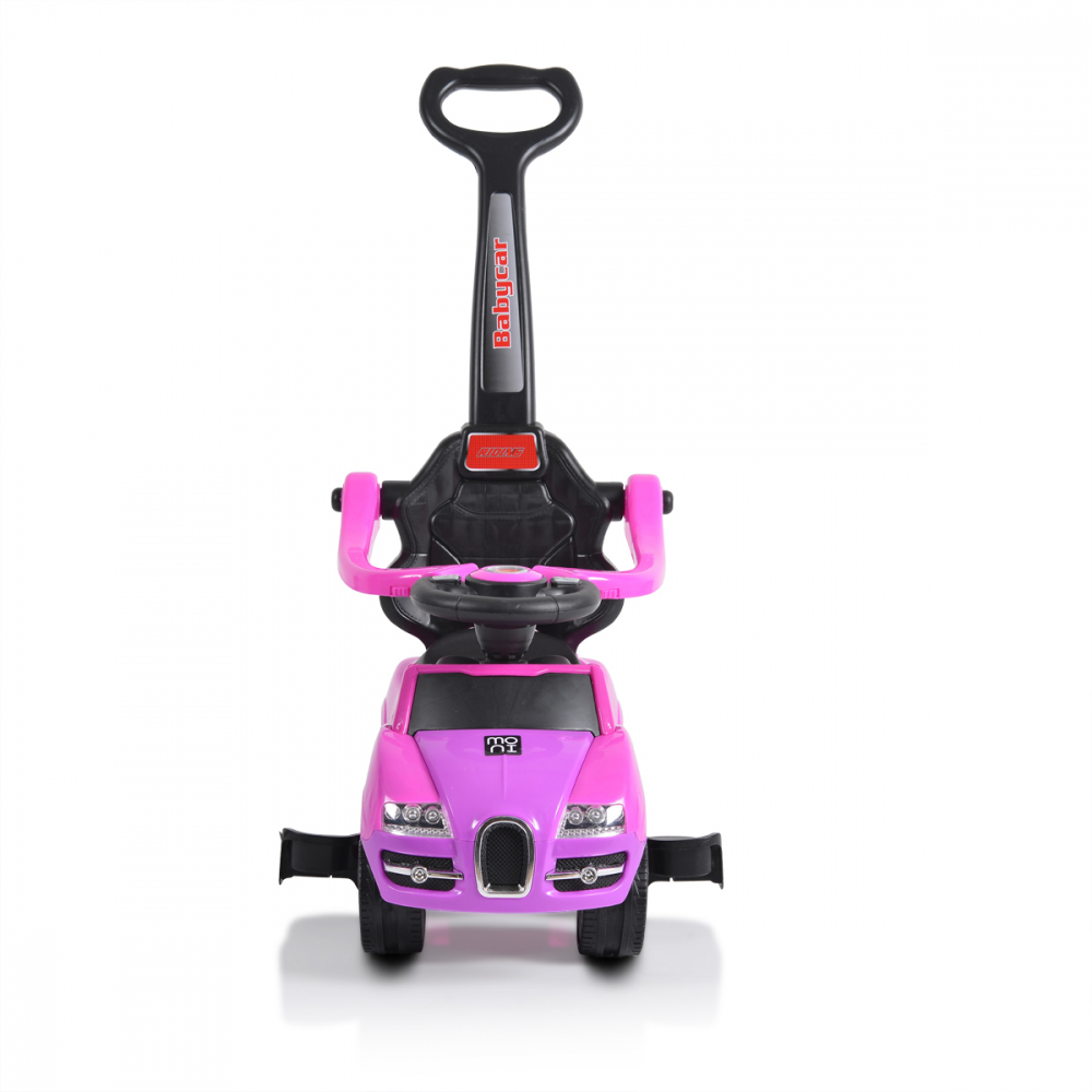Moni Rider 2in1 Pink - Masinuta cu maner parental - imagine 5