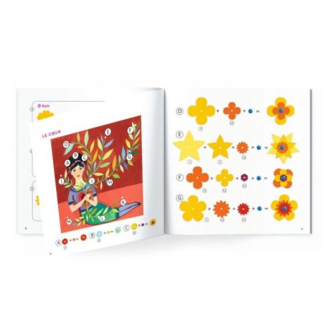 Djeco Frida Kahlo - Set Creativ Arta Florilor - imagine 3