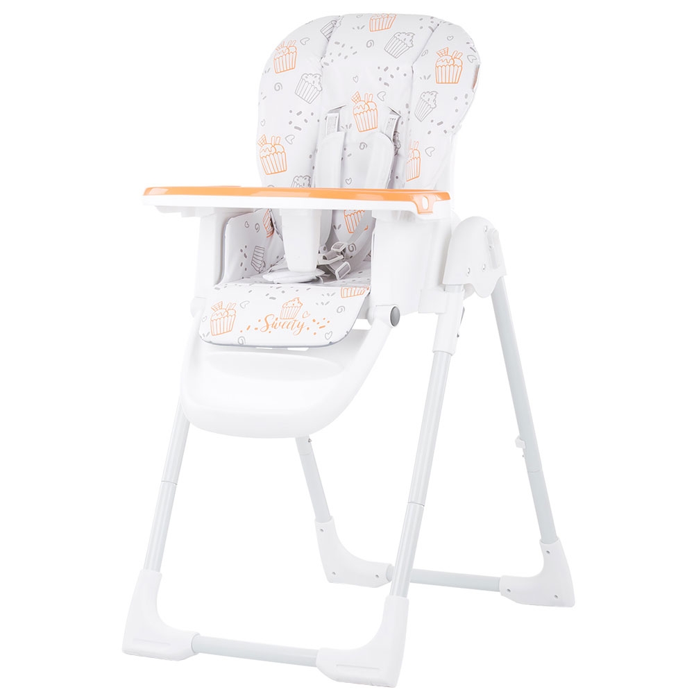 Scaun de Masa Chipolino Sweety Tangerine, Confortabil - imagine 7