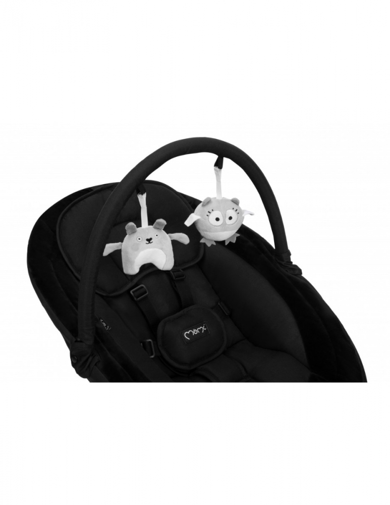 Balansoar Electric Momi Kenani Black, 0-9 kg - imagine 5