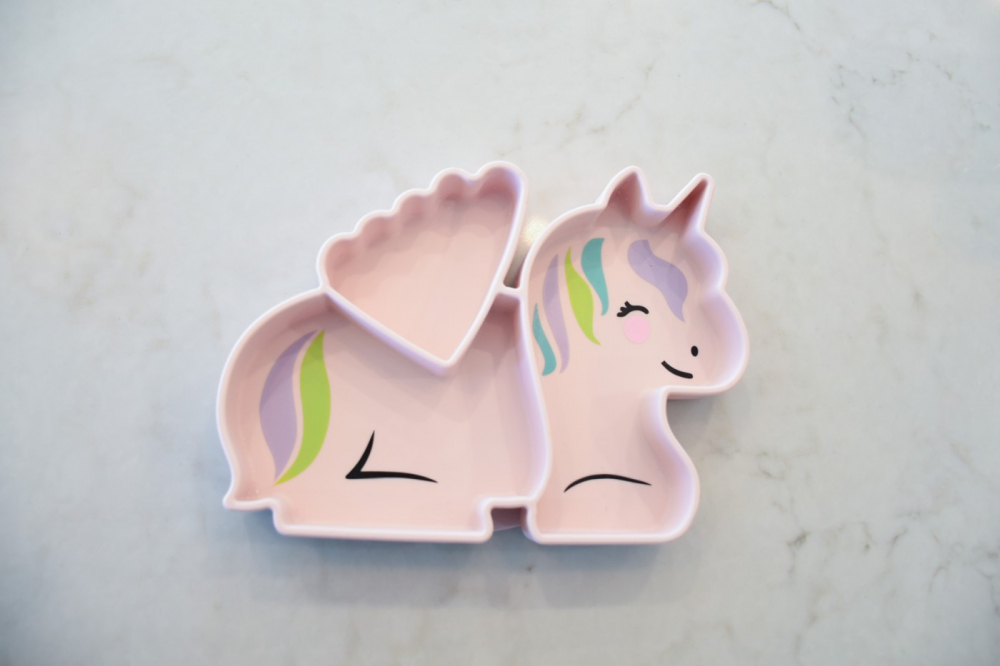 Farfurie Silicon Melii Unicorn cu Ventuza - imagine 6