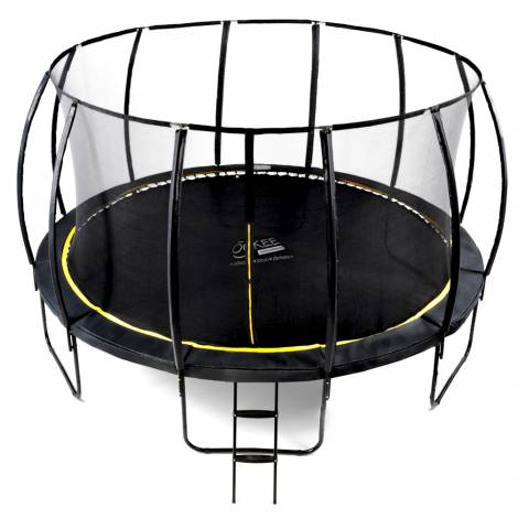 Trambulina Ookee 427 cm Carbon + Plasă și Scăriță - imagine 2
