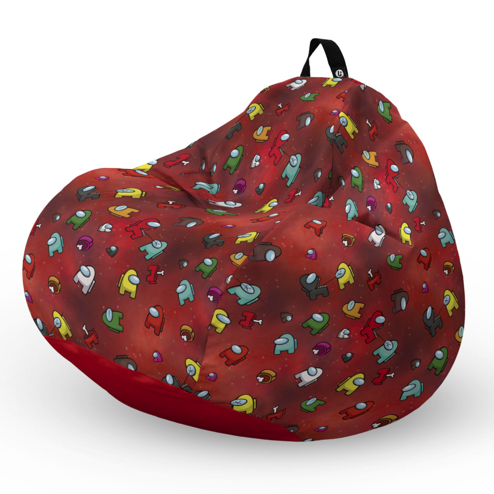 Fotoliu Puf Bean Bag XL Among Us Red Updeco - imagine 5