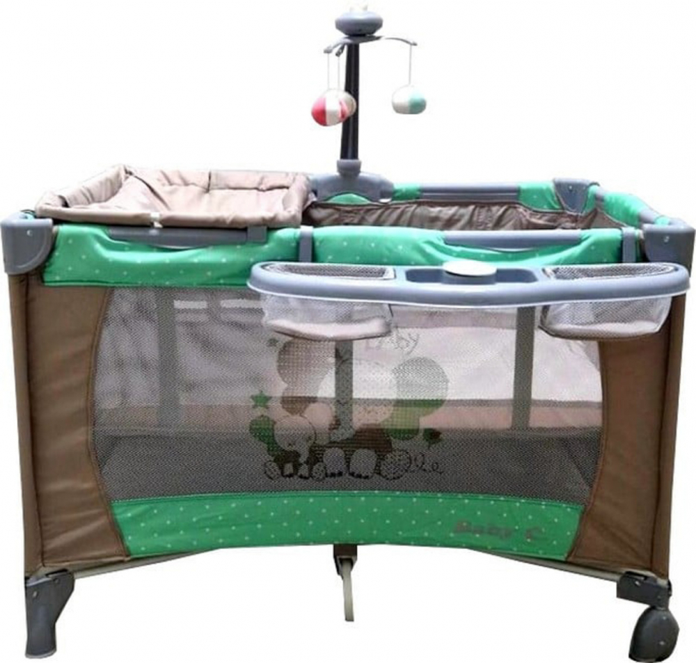 Patut Baby Care PRO FMAT Maro - Pliabil Complet Echipat - imagine 4