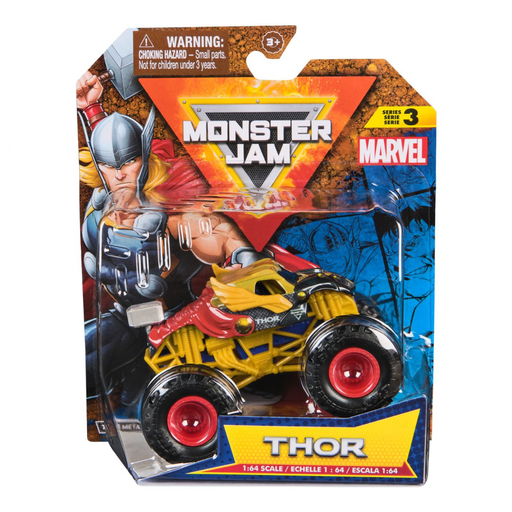 Monster Jam Marvel Thor Camion 1:64 Spin Master