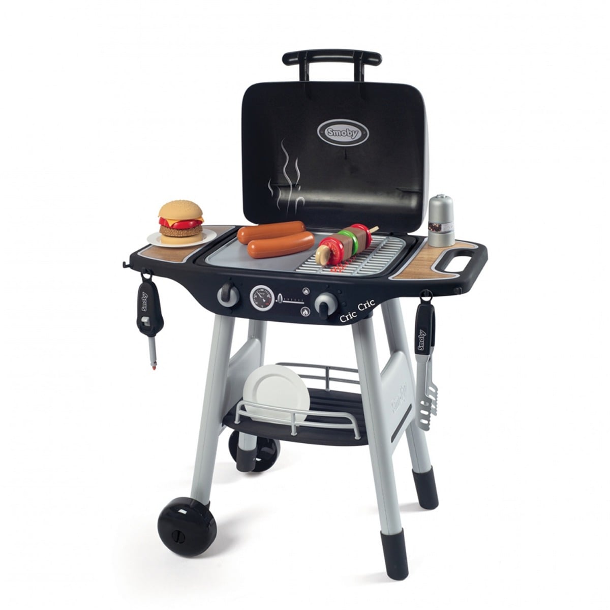 Smoby BBQ Grill - Set Gratar cu 18 Accesorii