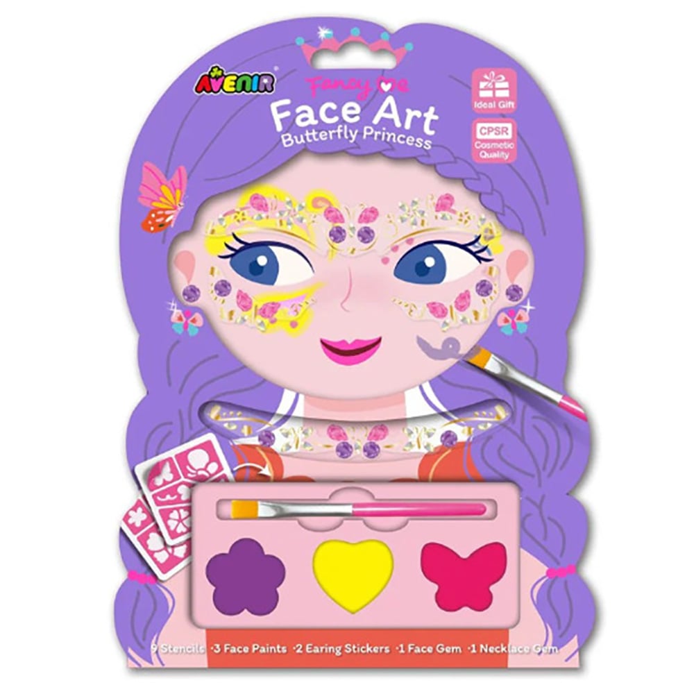 Set Pictură Facială Avenir Butterfly Princess