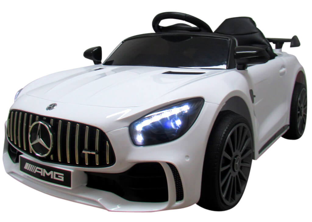 Masinuta Electrica Mercedes GTR-S 12V Alba - imagine 5